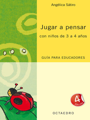 cover image of Jugar a pensar con niños de 3 a 4 años